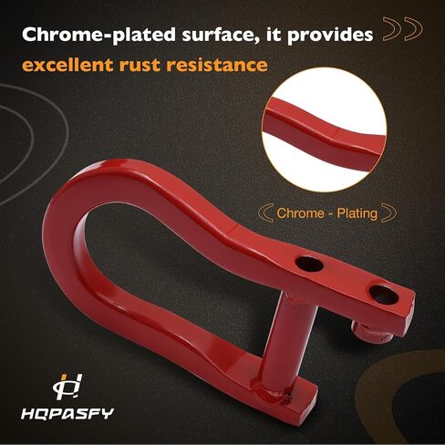 Front Bumper Tow Hook Shackles 2Pcs Red Compatible with 2007-2018 Chevy Silverado 1500, GMC Sierra 1500| 2019 Chevy Silverado 1500 LD, GMC Sierra 1500 Limited Replaces# 84192871 in Kuwait