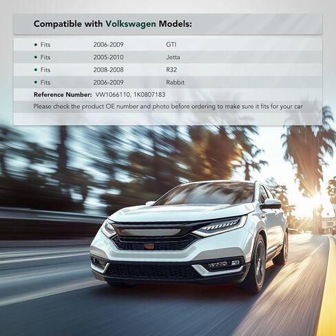 أقواس Yhtauto الأمامية اليسرى واليمين متوافقة مع فولكس واجن جيتا 2005-2010 ، GTI Rabbit 2006-2009 ، R32 2008 ، سائق ومسافر ، 2-PC in Saudi Arabia