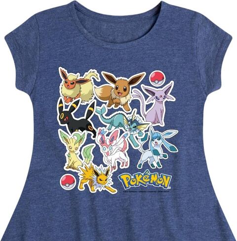 الملابس الهجينة - Pokémon - ملصقات Eevee Evolution - فتيات الشباب مناسب in Kuwait