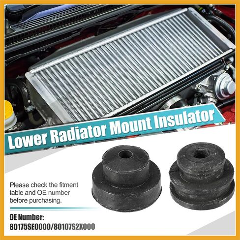 4 PCS CUSHERER CUSHION RUPBER PAD Contenser الجزء العلوي من الجلبة السفلى لـ Honda Accord 94-18 لـ Honda City 09-14 No.80175SE0000/80107S2X000 استبدال in Saudi Arabia