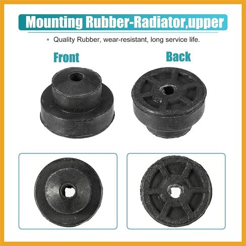 4 PCS CUSHERER CUSHION RUPBER PAD Contenser الجزء العلوي من الجلبة السفلى لـ Honda Accord 94-18 لـ Honda City 09-14 No.80175SE0000/80107S2X000 استبدال in Saudi Arabia