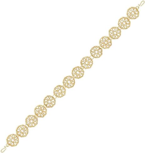 Aheli Gold Plated Kundan مرصعة Maatha Patti Sheeshphool Hair Associory Giftly Hignic Jewelery Gift for Women in Saudi Arabia