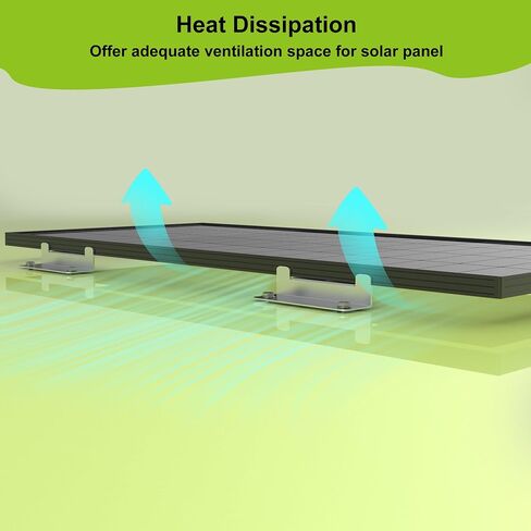 Solar Panel Mounting Z Brackets,Solar Panel Brackets, Solar Panel Mount, Aluminum Corrosion-Free Construction for RVs, Trailers, Boats, Yachts, Wall and Other Off Gird Roof Installation,Gray in Saudi Arabia