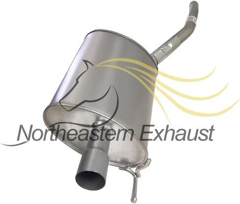 Northeastern Exhaust | Stainless Steel EPA-Approved Rear Catalytic with Muffler Assembly Kit Compatible for 2012-2015 Honda Pilot 3.5L | Free Gaskets, Clamps, Bolts and hangers Included in Saudi Arabia