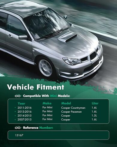 استبدال مشعاع ألومنيوم كامل من SCITOO لـ 2008 2009 2010 2011 2012 2013 2014 لسيارة Mini Cooper Wagon 1.6L 2014-2015 لسيارة Mini for Cooper 1.5L 13167 مشعاع بلاستيكي in Saudi Arabia