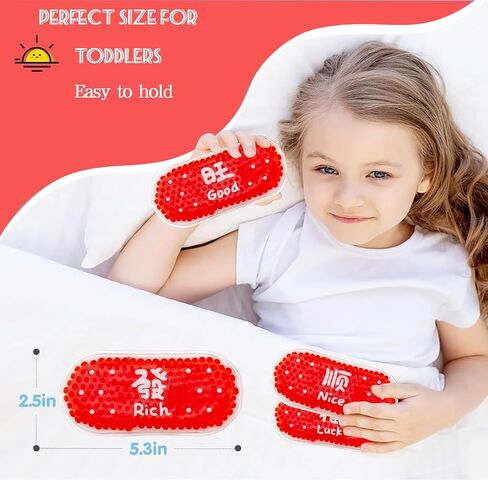 6 Pcs Reusable Lunch Ice Packs - Kids Hot Cold Ice Packs,Long Lasting, Lightweight, Soft Gel Packs for Cooler, Lunch Box, Camping, Beach Bags, Picnics, Injuries in Kuwait