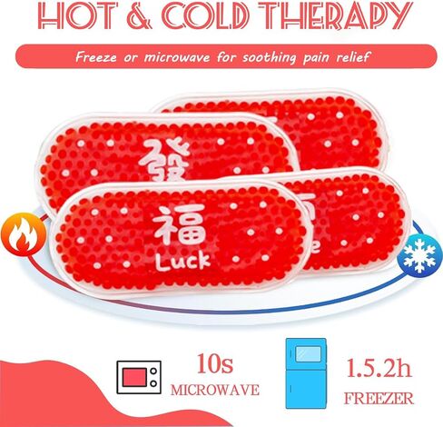 6 Pcs Reusable Lunch Ice Packs - Kids Hot Cold Ice Packs,Long Lasting, Lightweight, Soft Gel Packs for Cooler, Lunch Box, Camping, Beach Bags, Picnics, Injuries in Kuwait