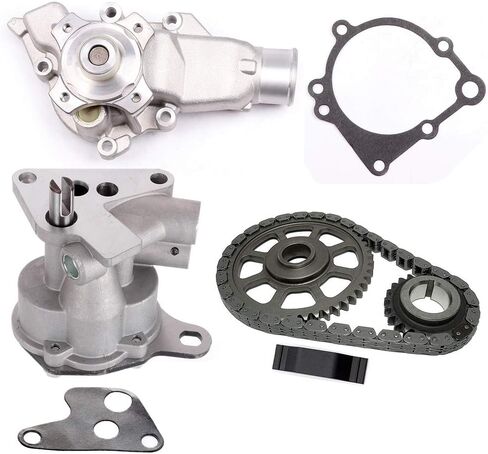 SCITOO Oil Pump Water Pump Timing Chain Replacement Compatible with 2000-2006 for Jeep TJ 1999-2004 for Jeep Grand for Cherokee OE Number TS385B in Saudi Arabia