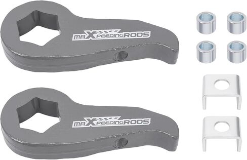 MaxPeedingRods 2 "مفاتيح التواء المصعد لـ Chevy Silverado/GMC Sierra 2500HD/3500HD 4WD 2020-2024 ، مجموعة الرفع التسويقي in Kuwait