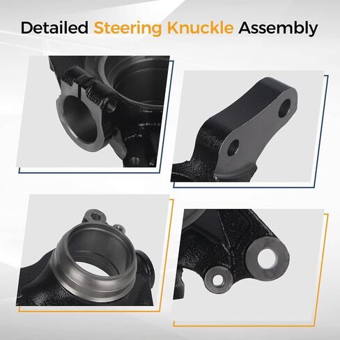 PAROD Steering Knuckle Assembly Fit for Subaru Baja 2003-2006, Forester 2003-2008, Impreza 2000-2007, Legacy/Outback 2000-2004 Front Left&Right Replace#698327 698326 in Saudi Arabia