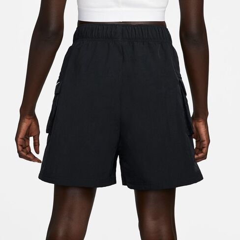 شورتات رياضية منسوجة للسيدات من Nike مع جيوب شحن ، أسود ، XS ، XSMALL in Saudi Arabia