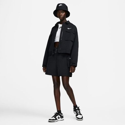 شورتات رياضية منسوجة للسيدات من Nike مع جيوب شحن ، أسود ، XS ، XSMALL in Saudi Arabia