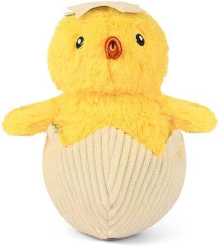 P.L.A.Y. Cute Plush Dog Toys - Hippity Hoppity Easter Themed Durable Squeaker Chew Toy, Great for Puppies & Small, Medium, Large Dogs - Machine Washable, Recycled Materials (Funny Bunnies with Carrot) in Kuwait