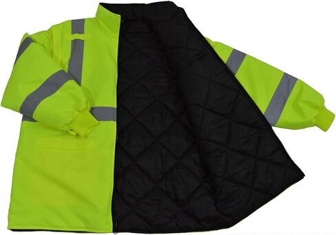 LBPJ6IN1-C3-6X Two Tone Waterproof 6-In-1 Parka Jacket, 6X-Large, Lime/Black in Saudi Arabia