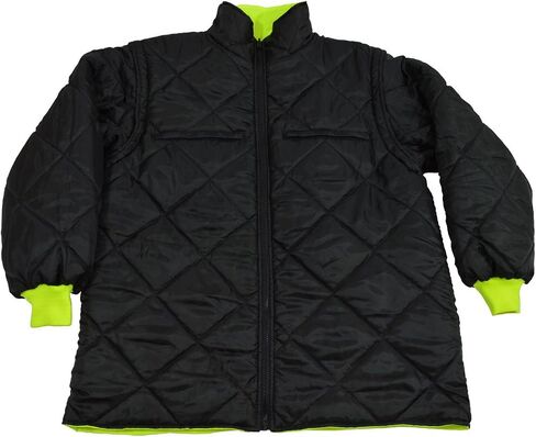 LBPJ6IN1-C3-6X Two Tone Waterproof 6-In-1 Parka Jacket, 6X-Large, Lime/Black in Saudi Arabia