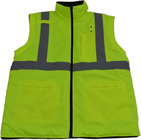 LBPJ6IN1-C3-6X Two Tone Waterproof 6-In-1 Parka Jacket, 6X-Large, Lime/Black in Saudi Arabia