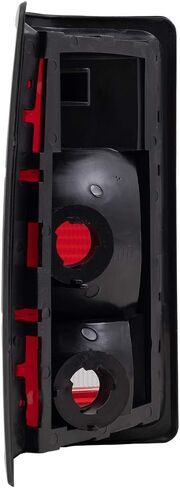 Brock Replacement Set Driver and Passenger Taillights with Black Bezels Compatible with 1981-1993 Pickup Truck 55076439 55076438 in Saudi Arabia