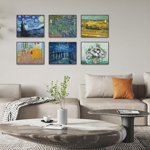 9pcs Claude Monet Artwork Paints Plansles Plains Plans ، Prints Lilies Prints للجدران ، المطبوعات الفنية الشهيرة ، 8 × 10 بوصة ، دون إطارها in Kuwait