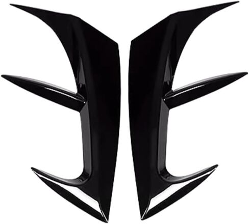 Car Accessories Rear Tail Light Lower Side Cover Trim Protective Frame Molding Compatible withToyota Sienna 2021 2022 2023 2024 (Glossy Black) 2PCS ABS in Saudi Arabia