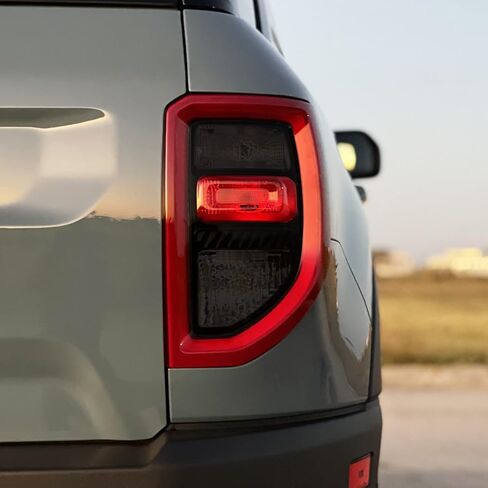 Slickmod Precut Vinyl Smoke Lint لعام 2021-2022 Ford Bronco Sport Wanillight (1. إشارة خلفي وعكس ، 20 ٪ دخان مظلم) in Kuwait