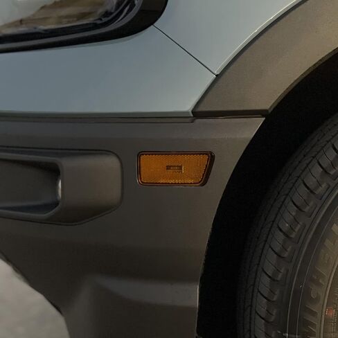 Slickmod Precut Vinyl Smoke Lint لعام 2021-2022 Ford Bronco Sport Wanillight (1. إشارة خلفي وعكس ، 20 ٪ دخان مظلم) in Kuwait