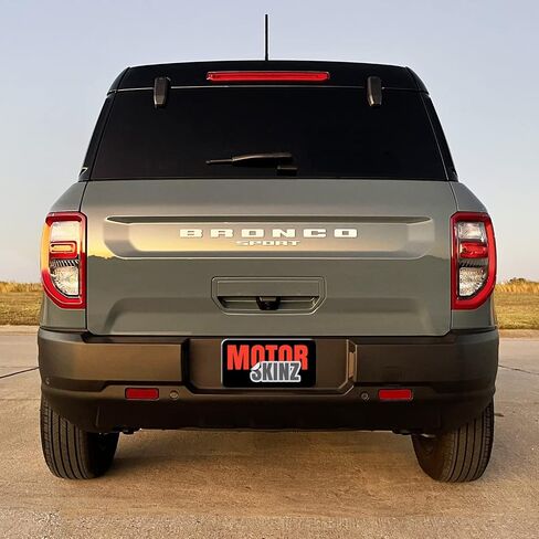 Slickmod Precut Vinyl Smoke Lint لعام 2021-2022 Ford Bronco Sport Wanillight (1. إشارة خلفي وعكس ، 20 ٪ دخان مظلم) in Kuwait