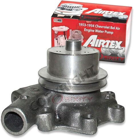 مضخة مياه محرك Airtex متوافقة مع شيفروليه بيل الهواء 3.8L 3.9L L6 1953-1954 in Saudi Arabia