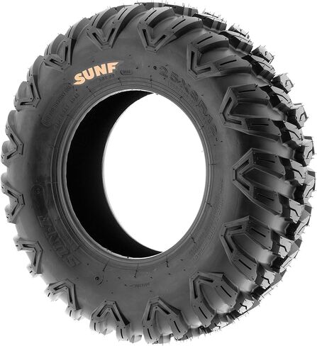 SUNF 25x8R12 ATV UTV Tyre 25x8x12 فضفاضة على الصلب 6 PR A043 - زوج 2 in Saudi Arabia