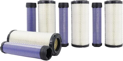 Kefly Inner & Outer Air Filter 11013-7044 11013-7045 Replaces Kawasaki 11013-7019, 11013-7020, Kohler 25 083 01, 25 083 04, Kubota TA040-93220, TA040-93230, John Deere M131802 M131803 (4 pcs) in Kuwait