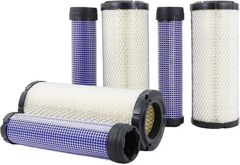 Kefly Inner & Outer Air Filter 11013-7044 11013-7045 Replaces Kawasaki 11013-7019, 11013-7020, Kohler 25 083 01, 25 083 04, Kubota TA040-93220, TA040-93230, John Deere M131802 M131803 (4 pcs) in Kuwait