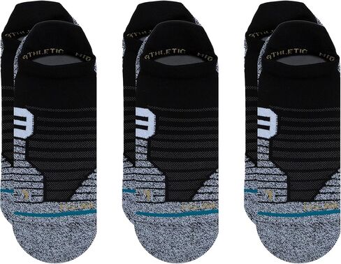 STANCE Versa Tab Socks [3 Pack] (صغير ، أسود) in Saudi Arabia