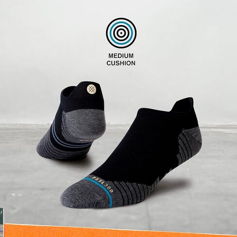 STANCE Versa Tab Socks [3 Pack] (صغير ، أسود) in Saudi Arabia