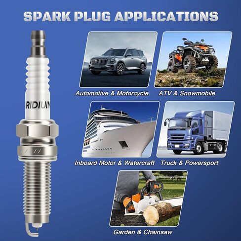 Iridium Platinum Spark Plugs 6 Pack 95350 DILZKR7B11G Compatible with Acura MDX TLX RLX 2014 2015 2016 2017 2018 2019 2020 & Honda Odyssey Pilot Passport Ridgeline 2017 2018 2019 2020 V6 3.5L in Saudi Arabia