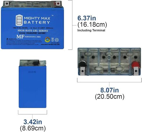 Mighty Max Battery Y50-N18L-A3 Gel Battery تحل محل Can-Am Spyder RT Limited (SE6) 14-18 in Saudi Arabia