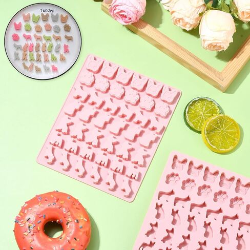 Stiesy 2 Pcs 6 Cavity Human Body Theme Silicone Moulds Reusable 3D Organ Silicone Fondant Cake Mould Heart Shape Baking Molds for DIY Soap Pudding Candy Chocolate Creative Teaching Halloween Decor in Kuwait