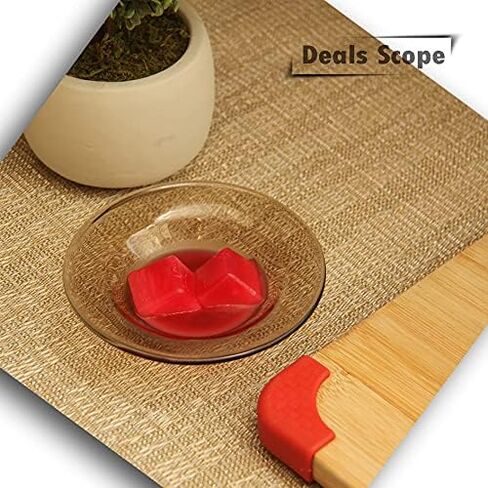 كبير -4.5 بوصة زيت بديل شمع الدفء الدافئ صينية صينية Meld موقد صفيحة صفيحة ناشر الرائحة بطانة بطانة وعاء Scentsy Tart arera armaining Calentador de Fragancia دخان أو لون بني (وحدة واحدة) in Kuwait