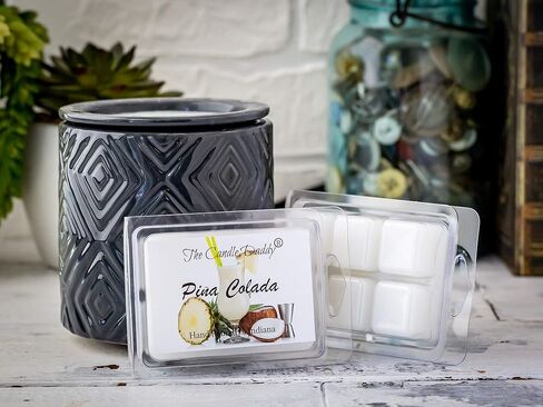 شمعة Daddy Pina Colada - رائحة المشروبات الاستوائية - أقصى مكعبات/ذوبان شمع معطرة - 5 حزم -10 أوقية إجمالي 30 مكعب in Saudi Arabia