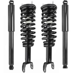 COMPLETESTRUTS - Front Complete Strut Assemblies with Coil Springs and Rear Shock Absorbers Replacement for 2005-2009 Dodge Dakota 4WD - Set of 4 in Saudi Arabia