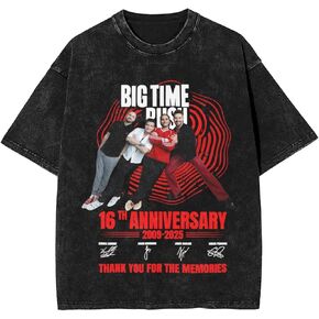2025 Music Tourt-Shirts Men Trendy Fashion Cotton Retro Top Black in Saudi Arabia