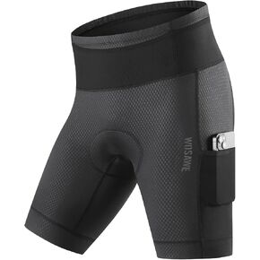 Wosawe Men Cycling Sport Shorts Srockproof 5D Pluded MTB SPINNING SIPTS in Kuwait