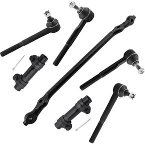 DS1406 ES2837 ES2836 ES2004 Front Center Drag Link Inner & Outer Tie Rod End Adjustment Sleeve for Chevrolet GMC C1500 C2500 1993-1999 Yukon Tahoe 1995-2000, Pack of 6 in Kuwait
