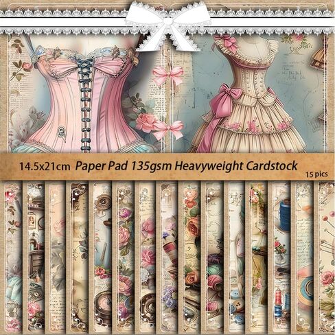 Vintage Scrapbook Paper - 30 Sheets,5.5"×7.1"Antique Ocean World Map Design, Acid-Free Archival Quality for Journaling, Card Making & DIY Crafts (Retro Nautical Theme) in Saudi Arabia