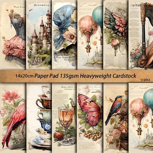 Vintage Scrapbook Paper - 30 Sheets,5.5"×7.1"Antique Ocean World Map Design, Acid-Free Archival Quality for Journaling, Card Making & DIY Crafts (Retro Nautical Theme) in Saudi Arabia