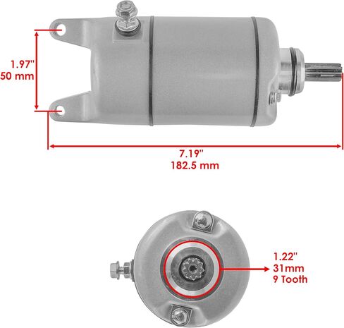 Caltric Starter متوافق مع Kawasaki Teryx 750 KRF750 KRF 750 4x4 2008 2009 2010 2011 2012 2013 in Saudi Arabia