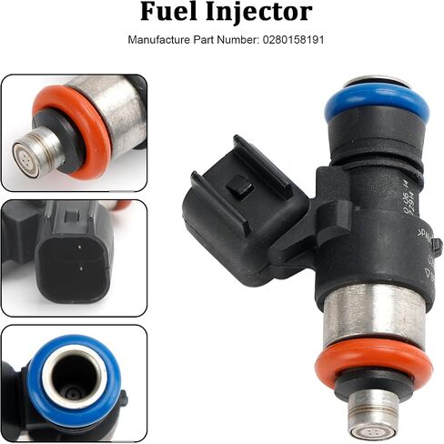 تتوافق حقن الوقود 6pcs Ford Edge 3.5L 2011-2017 ، Edge 3.7L 2011-2014 ، Explorer 3.5L 2011-2017 ، Flex 3.5L 2013-2017# 0280158191 in Saudi Arabia