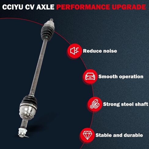 CCIYU 66-3512 CV AXLE ROMBLY ASSEMBLY FIT 2007-2011 لـ DODGE CALIBER 2.0L ، 2007-2017 لجيب Compass 2.0L ، 2007-2017 لجيب Patriot 2.0L الأمامي اليمين على جانب الركاب اليمين FWD FWD in Saudi Arabia
