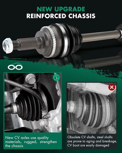 Scitoo 2pcs الأمامي اليسرى والأمراض اليمنى من محور محور CV من أجل Ford Edge ، لـ Lincoln MKX 2.0L ، 3.5L ، 3.7L in Saudi Arabia