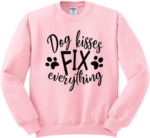 Dog Kisses Fix Everything Sweatshirt Unisex in Kuwait