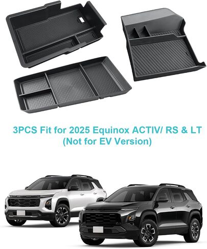 CDEFG لعام 2025 2026 CHEVY Expenox Center Center Console Tracher Tresanizer متوافق مع 2025 2026 ملحقات شيفروليه Expenox Organizer Console Organizer Arms ، 3pcs (ليس لنماذج EV) in Saudi Arabia