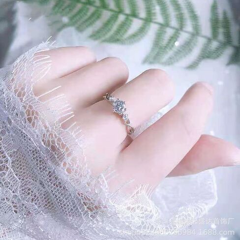 Matching Rings for Couples, Adjustable Unisex Eternity Love Band Set for Couples | CZ Stackable Jewelry, Perfect for Promise Engagements Rings for Women in Kuwait